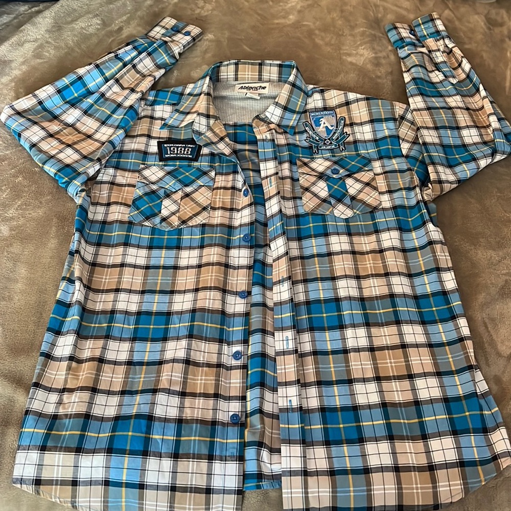 Ablanche Explorer Unit Button Down Collared Shirt - image 1